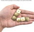 Hahiyo 19.1mm Length Magnetic Buttons Close Effortlessly Strong Bond Manageable Apart Easy Glue Sew-On Fastener Snap Clasps Gold 12 Pieces for Clo...