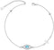 925 Sterling Silver Anklets for Women Evil Eye Cross Adjustable Anklet With Bead Dainty Evil Eye Ankle Bracelets Jewelry Gift...