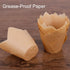 150pcs Tulip Cupcake Liners Natural Baking Cups Muffin Paper Liner Grease-Proof Wrappers for Wedding, Birthday Party, Standard Size, Natural Color...
