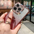 Case for iPhone 12 Case Women Girl with Ring Stand Ring Holder Kickstand, Cute Glitter Sparkle Bling Protective Phone Case Cover (Purple)...