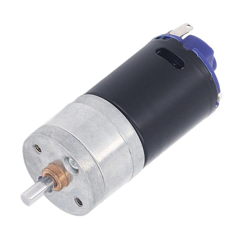 DC 12V Gear Motor High Torque Electric Micro Speed Reduction Geared Motor Eccentric Output Shaft 37mm Diameter Gearbox with All Metal Gear (200RPM...