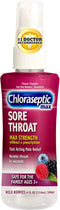 Chloraseptic Max Strength Sore Throat Spray, Wild Berries Flavor, 4.0 fl oz...