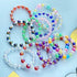 300 PCS 8mm Acrylic Round Beads Clear AB Colors Bubble Spacer Beads Loose Craft Beads for DIY Jewelry Making Bracelet Necklace Earring Ornament Wi...
