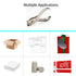 1/4 and 1/8 Inch Small Single Hole Punch, 2 Pack Handheld Circle Shaped Hole Puncher with 8 Sheet Capacity for DIY Craft Paper, Tag & Ticket, Perf...