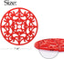 ME.FAN Trivets for Dishes/Pots/Pans, 3 Pcs Silicone Mats, Flexible/Durable/Non Slip Hot Pads to Protect Table and Counter Top (Red)...