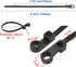 300pcs Zip Ties with Screw Hole, 6 inch 48lbs Electrical Cable Ties Straps, Mount Head Plastic Ties Multipurpose Heavy Duty Nylon Zip Tie for Indo...