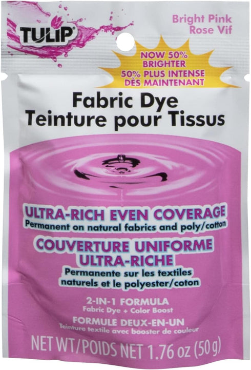 Tulip Permanent Fabric Dye Powder, Bright Pink...