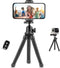 UBeesize Phone Tripod, UBeesize 12 Inch Flexible Cell Phone Tripod Stand Holder with Wireless Remote Shutter & Universal Phone Mount, Compatible w...