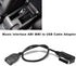 AMI to USB Cable for Audi Audio Music Interface Adapter, MDI USB AUX Flash Drive Adapter Cord for Car VW Audi 2014 A4 A6 Q5 Q7...