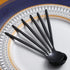 Black Coffee Spoons Set of 6, Kyraton Stainless Steel 5.1" Titainium Plating Demitasse Spoons, Tiny Espresso Spoons, Small Mini Coffee Spoons, Dis...