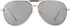 Panama Jack Men's Polarized Mirror Aviator Sunglasses, Shiny Silver, 53...