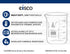 EISCO Heavy Duty Beaker, 400ml - 5mm Thick, Uniform Walls - Superior Durability & Chemical Resistance - White Graduations - Borosilicate 3.3 Glass...