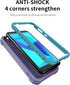 DUOPAL for Cricket Debut Case Compatible AT&T Calypso 2 Phone Cover, Military Grade Protection Shockproof Case Built-in Kickstand Phone Case(Blue)...