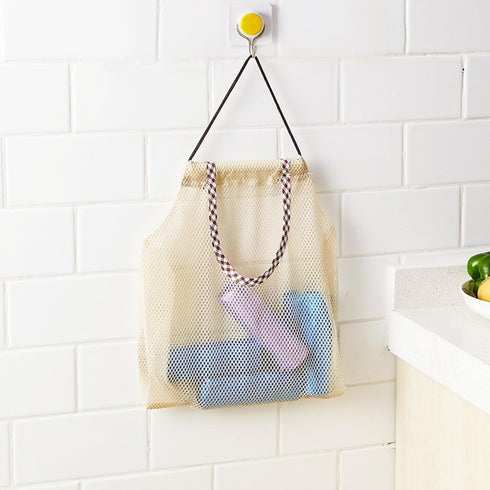 hatisan Reusable Hanging Storage Mesh Bags Durable & Strong Fruit and Vegetable Mesh Bags/Pulling resistance Storage Tote Bags for Garlics, Potato...