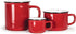 Abbott Collection Enamel Look Stoneware Mug, Red -...
