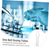 5pcs Chemical Experiment Equipment Chemistry Air Drying Tube Science Tubes Empty Refillable Tubes Small Test Tube Straight Drying Tube Single Ball...