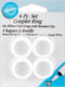 Wilton 4 Piece Decorating Tip Coupler Ring Set...