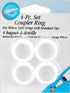 Wilton 4 Piece Decorating Tip Coupler Ring Set...