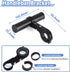 Mesee Bike Handlebar Extender Bicycle Handlebar Clamps Extension Mount Holder Aluminum Alloy Single Clamp Cycling Bracket for Bike LED Light, GPS,...
