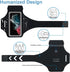 Running Armband for Samsung Galaxy S25 /S24/ S23 /S22/ S21 Ultra,S25+ S24+ S23+ S22+ S21+, Gym Workout Arm Band, with Earbuds Card Holder (Black)...