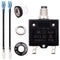 Tnisesm 3A Push Button Circuit Breaker 125/250V AC 50V DC, L1 Series Manual Reset Thermal Circuit Breaker with 19cm Wire Leads, 6.3mm Female Spade...