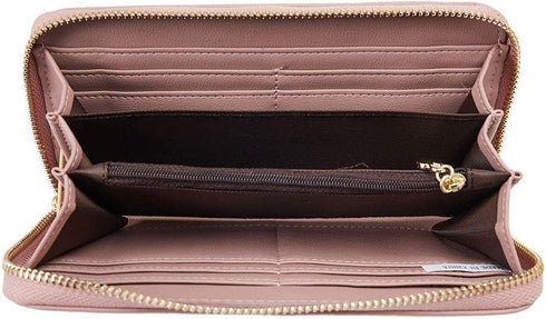 Women Wallets Tassel Bifold Ladies Cluth Wristlet Wrist strap Long Purse...