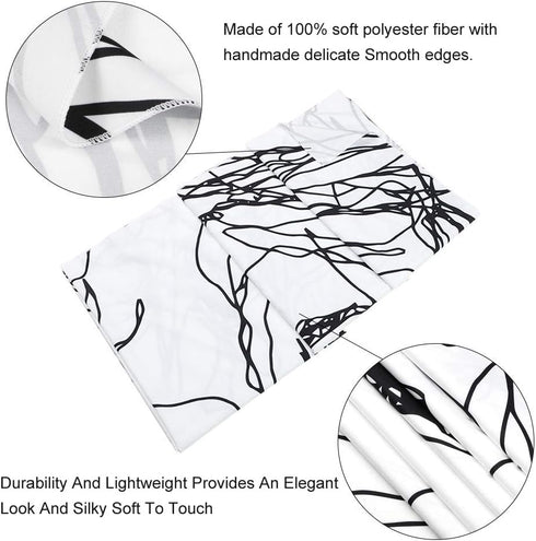 Ruibo Abstract Sketch Art Wall Hanging - Kissing Couple Tapestry, Beach Throw (W:59" H:51")...