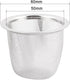 uxcell Stainless Steel Tea Leaf Spice Round Wire Mesh Teapot Filter Strainer 60mm Dia 50mm Depth 8pcs...