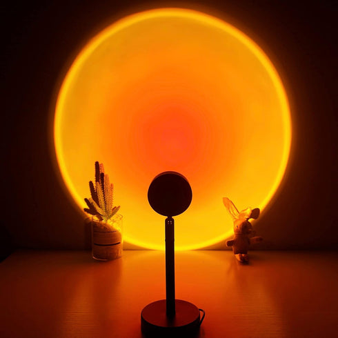 CORATED Sunset Lamp, Projector Sunset Light 180 Degree Rotation Projection LED Night Light for Photography, Selfie, Home and Bedroom Decor (Sunset...