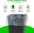 8 Gallon Garbage Bags - 100 Count, Durable and Leak-Proof Kitchen and Bathroom Trash Liners - Perfectly Fits 8 Gal Bins....