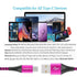 3Pack 9Ft/6Ft/4Ft/3Ft/1Ft/ Nylon Braided Fast Charging Cable Aluminum Housing Compatible with Galaxy S10 S9 Note 9 8 S8 Plus,LG V30 V20 G6,P30/P20...
