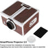 Cardboard Projector For Phone Movie Projector Indoor Bluetooth Cardboard Second Generation Mini Diy Home Portable for Smart Mobile Phone Projector...