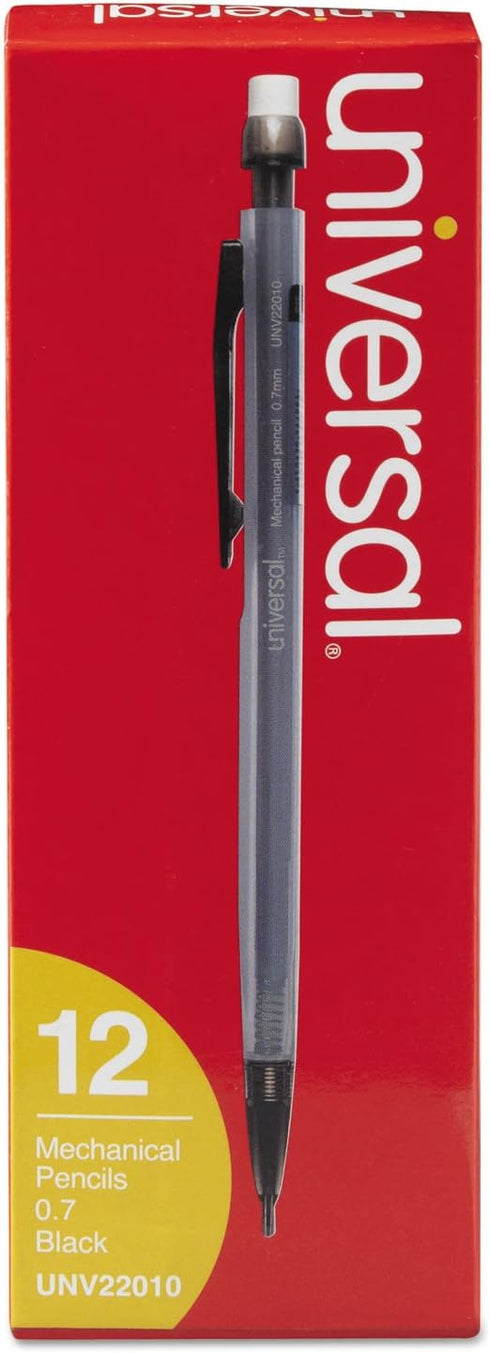 Universal 22010 Mechanical Pencil, 0.7mm, Smoke, Dozen...