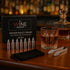 Bullet Whiskey Chillers Stones - Whiskey Rocks by The Wine Savant Set of 6 - Stainless Steel Bullet Shaped Ice Cubes, Gift Box Come, Tongs and Sto...