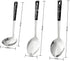 3 Pcs Cooking Spoon Stainless Steel Serving Spoons Slotted Spoon Soup Ladle kitchen Cooking Utensils Set Serving Utensils...