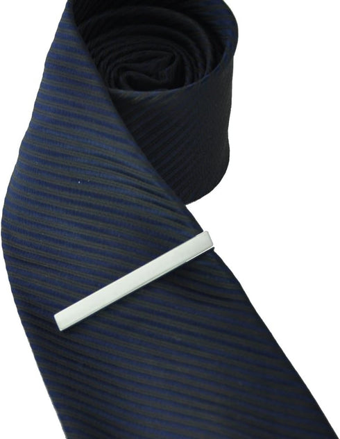 MEN Style Brushed Silver Executive Tie Clip, Size approx: 2 5/16" * 1/4" * 11/16"...