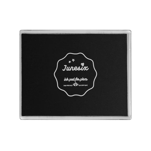 Ink Pad, 5x4'' Washable Non-Toxic Ink Stamp Pad for Baby Footprint Handprint, Black...