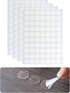 WhisLotus Glue Stickers for Balloons, 280pcs Double Sided Sticky Dots Acrylic Transparent Double-sided Adhesive Waterproof Round Sticker for Home ...