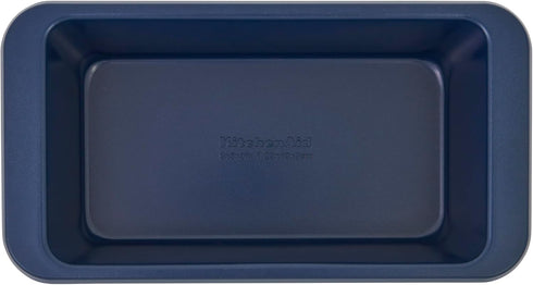KitchenAid 9x5in Nonstick Aluminized Steel Loaf Pan, Ink Blue...