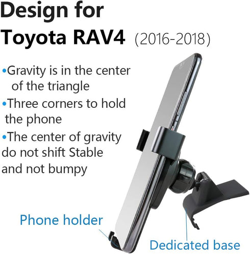 Car Phone Holder for 2013-2018 Toyota RAV4 Auto Accessories Navigation Bracket Interior Decoration Mobile Cell Phone Mount...