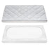 TILLYOU Pack and Play Sheets Pad - Waterproof Play Yard Playpen Sheets Pad, Soft Quilted Sheets with 1''-3'' Deep Pocket, Breathable and Fluffy, 3...