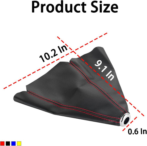 Car Gear Shift Boot Cover, PU Leather Gear Shifter Knob Dust Cover, Waterproof Shift Knob Cover Boot Gear Gaiter Cover, Auto Accessories Suitable ...