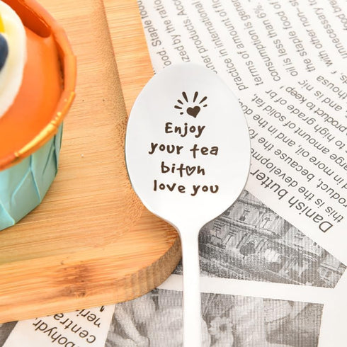 Friend Gifts Spoon for Best Friend Birthday Gifts for Besties Friendship Gift for BFF Tea Drinker Lover Gifts for Bestfriends Christmas Gifts for ...