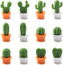 12 PCS Cactus Fridge Magnets, Mini Plant Refrigerator Magnets, 3D Cute Fridge Magnets, Fun Magnets for Refrigerator Whiteboard...