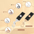 RAYNAG Adjustable Purse Strap Replacement Leather Handbag Shoulder Strap Replacement with Silver Metal Swivel Hooks, Black...