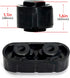 Exhaust Hanger Rubber with Stainless Steel Inside, Universal Hole Size Diameter 12mm (0.47inch), Muffler Bracket Mount, High Density Rubber Isolat...