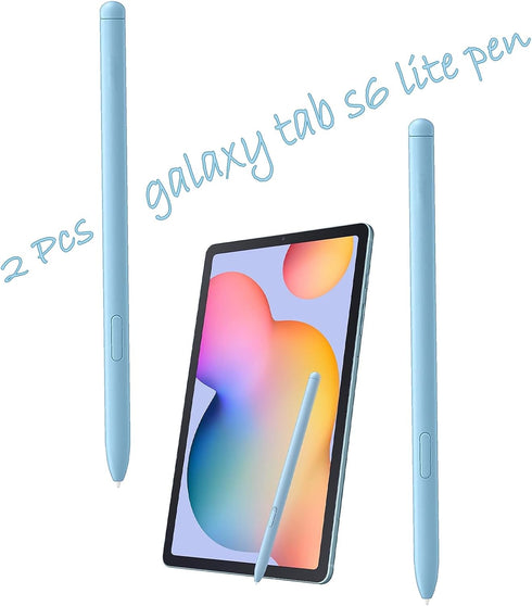 Dogxiong 2 Pack Galaxy Tab S6 Lite Pen Replacement for Samsung Galaxy Tab S6 Lite S Pen Stylus Pen Replacement, Angora Blue......