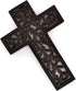 Nirvana Class Wooden Wall Hanging Cross Handmade Antique Design Religious Home Living Room Décor Accessory...