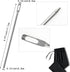 Easy Drawstring Threader Tool Metal, Quick & Easy Drawstring Threader Tool, Replacement Tool Needle for Jackets Swim Trunks Pants Sweatpants Short...