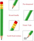 Outus 72 Pcs Golf Pencils Half Pencils with Eraser Baby Shower Pencils Mini Pencils for kids for Baby Shower Bridal Shower Wedding Golf School Off...